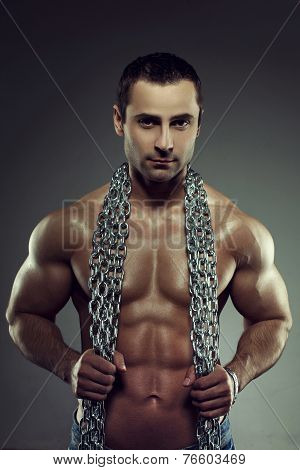 Sexy Muscular Naked Image Photo Free Trial Bigstock