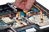 stock photo of computer  - Laptop repair - JPG 