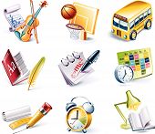 foto of transportation  - Set of the highly detailed cartoon icons - JPG 