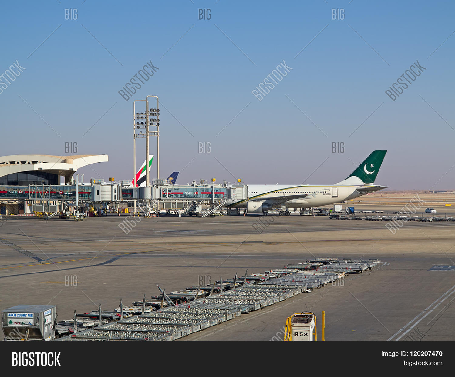 Riyadh March 01 Planes preparing for take off at Riyadh King Khalid