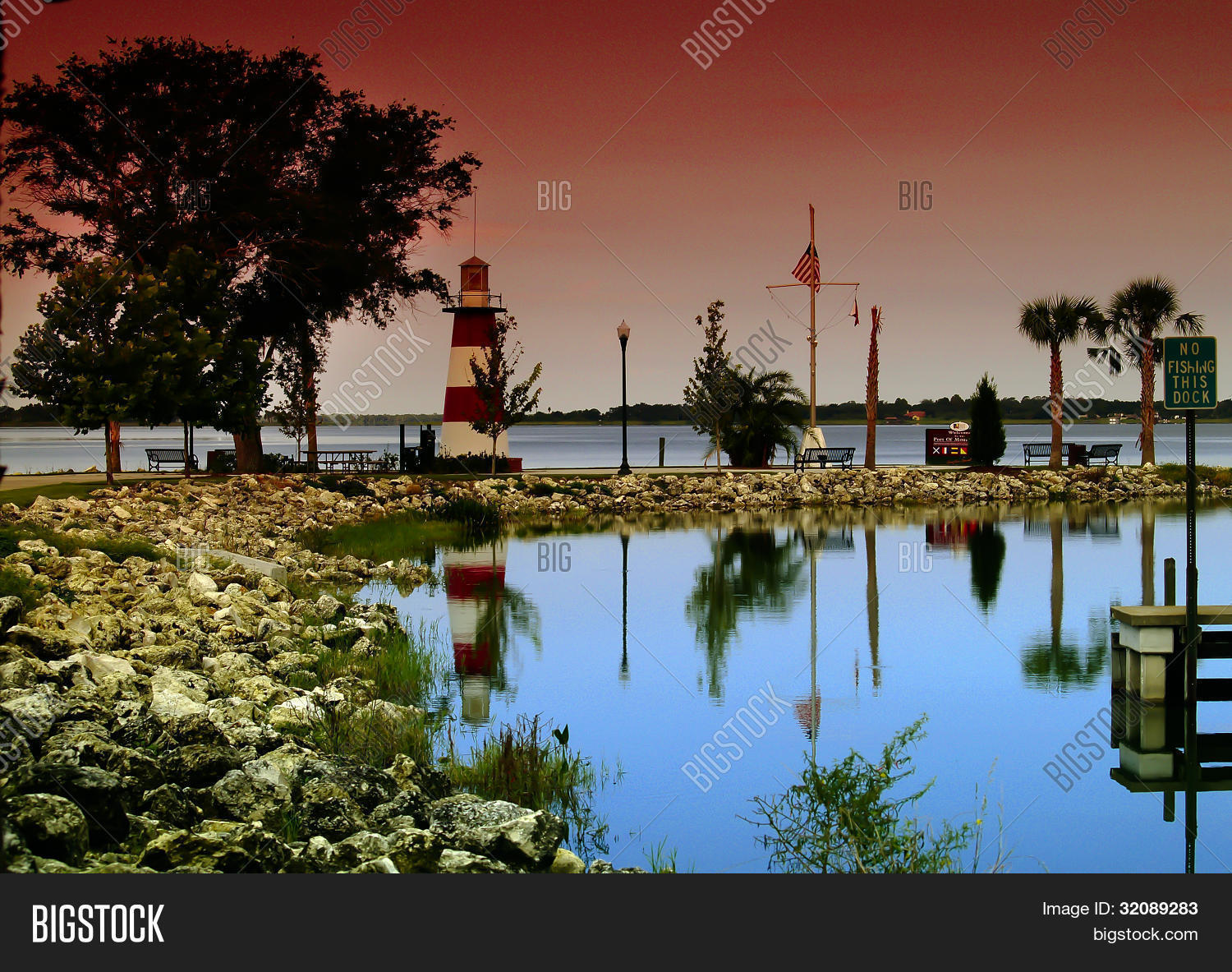 Mount Dora Reflections Image & Photo Bigstock