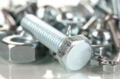 foto of industrial  - Bolts - JPG 