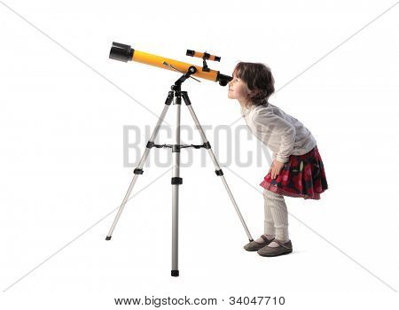 Resultado de imaxes para mirar por catalejo