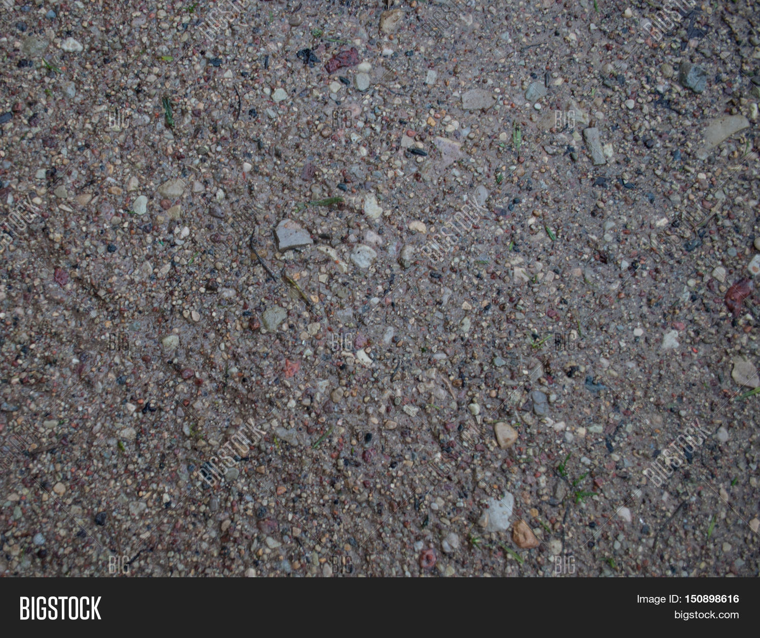 Compacted Wet Gravel Sand Mixture Image & Photo Bigstock
