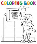 picture of sports  - Coloring book sport and gym theme 3  - JPG 