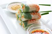 stock photo of roll  - Summer Roll  - JPG 