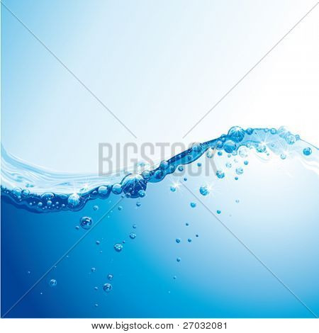 Picture or Photo of Abstract vector water wave