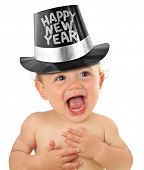 image of boy  - Happy New Year baby boy - JPG 