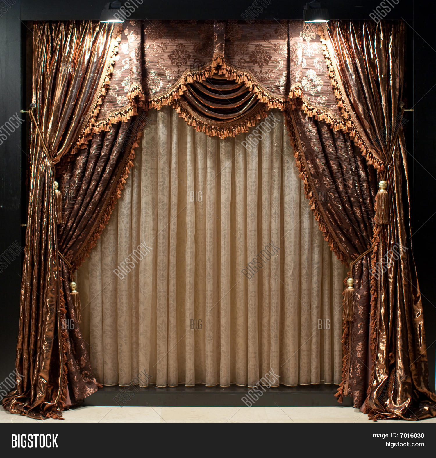 Luxurious Window Curtains Image & Photo Bigstock