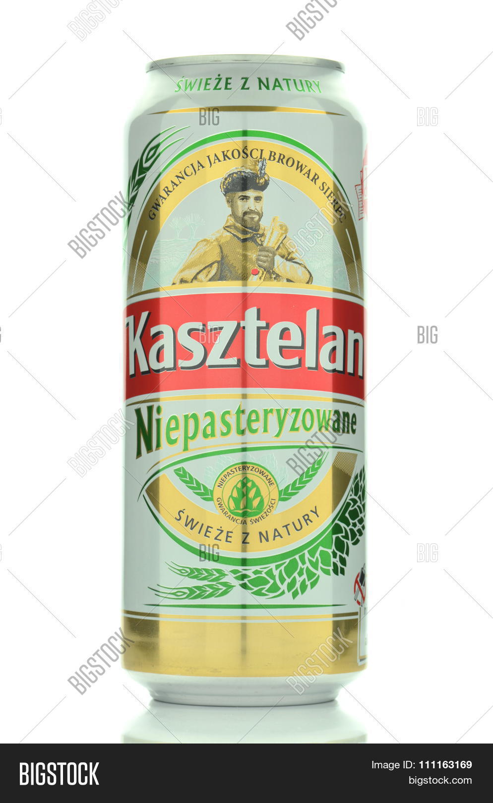 Kasztelan Unpasteurized Lager Beer Image & Photo Bigstock
