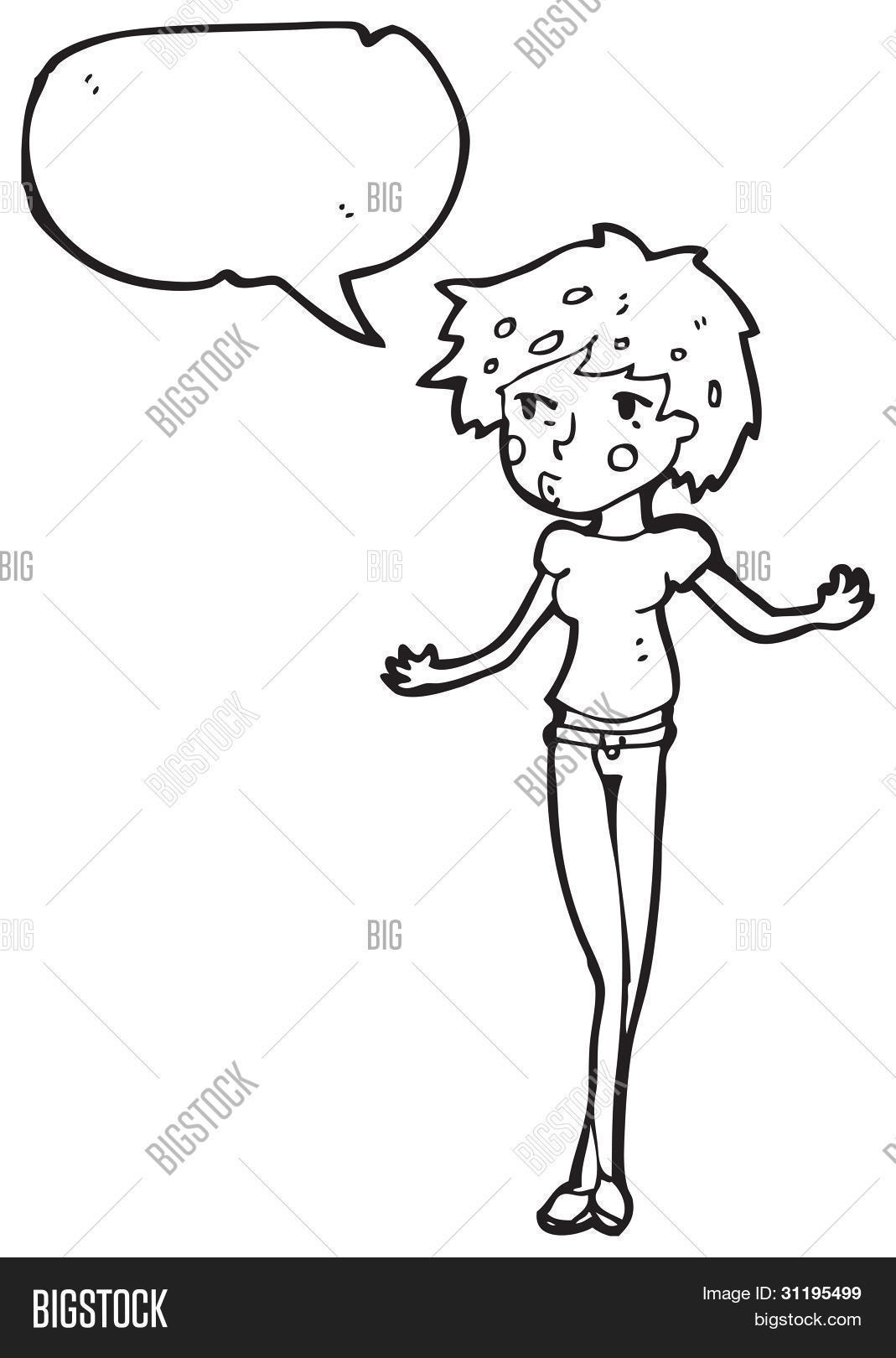 cartoon skinny girl Stock Photo & Stock Images Bigstock