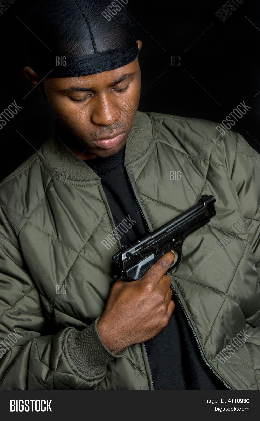 Gangster Gun Image & Photo Bigstock