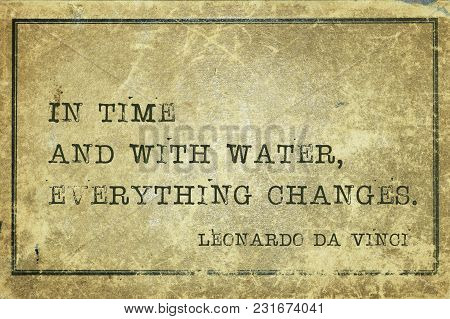Poster: In Time And With Water