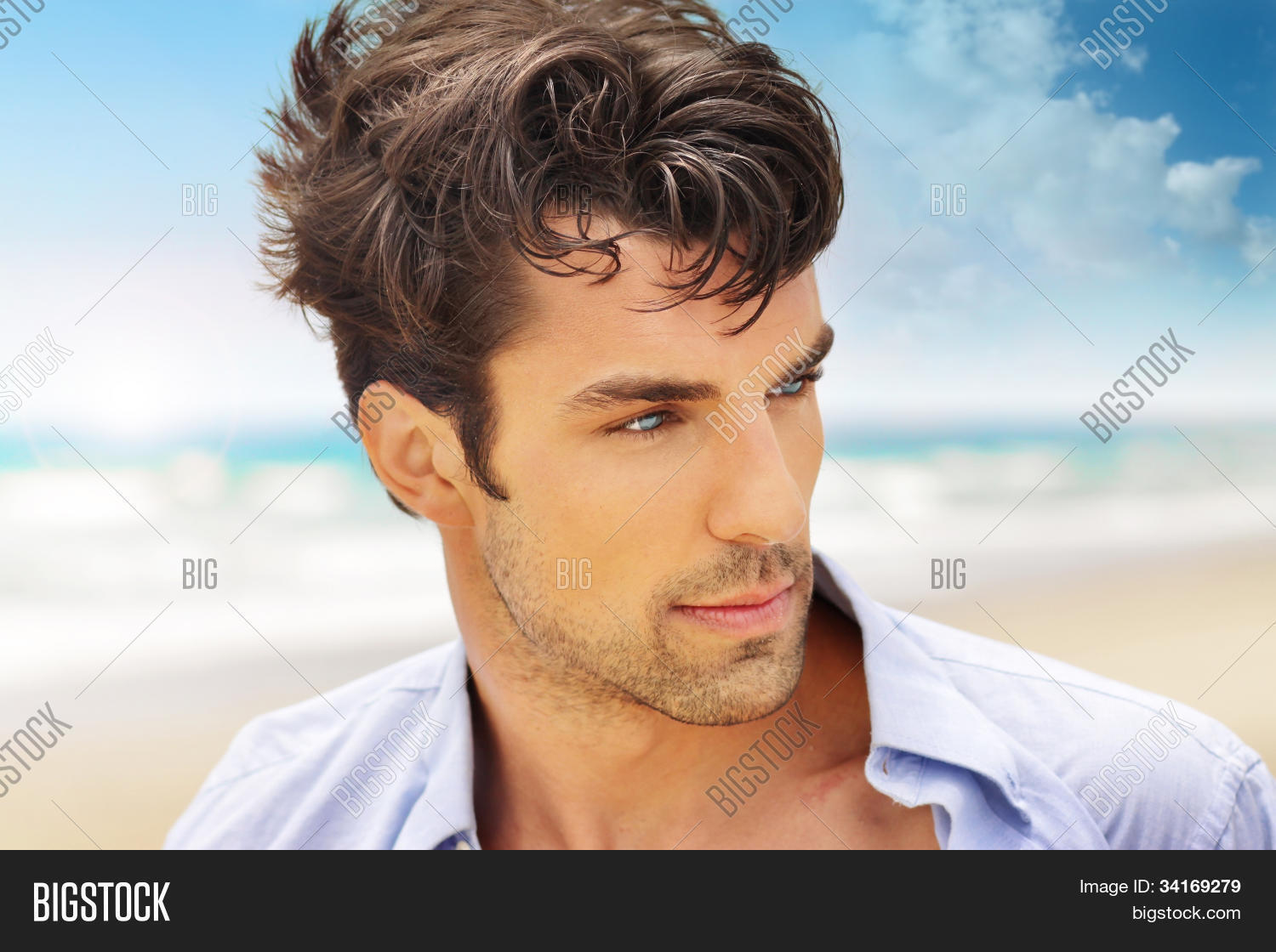 Outdoor Portrait Good Looking Young Image & Photo | Bigstock