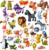 pic of animals  - extra big vector animal set - JPG 