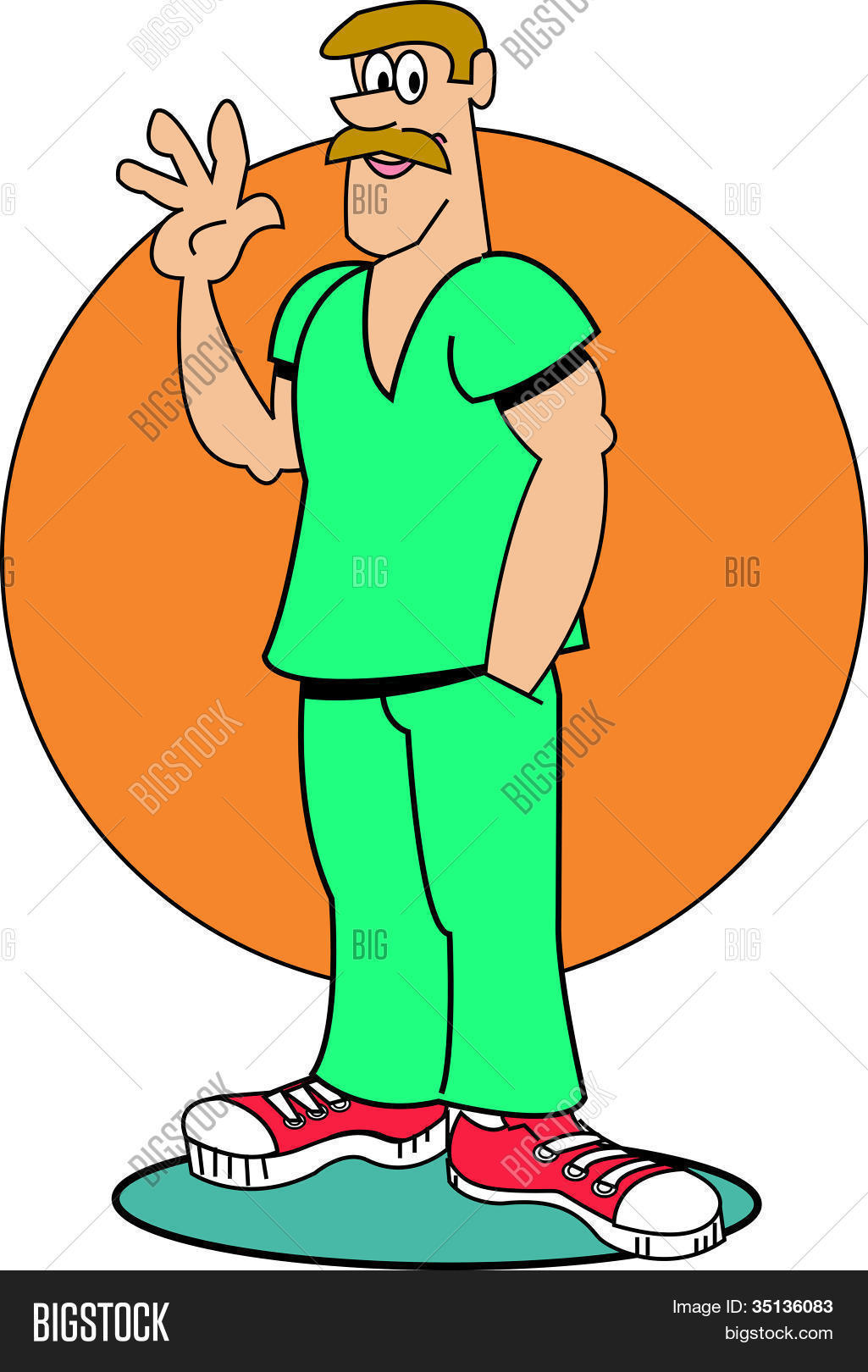 Nurse Scrubs Clip Art Vector & Photo Bigstock