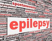 foto of neurology  - Epilepsy disorder message design - JPG 