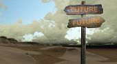image of future  - sign direction future - JPG 