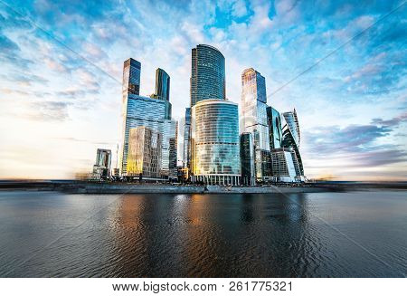 Poster: Moscow City Skyline Moscow International