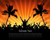 picture of beach  - EPS10 Party People Vector Background  - JPG 