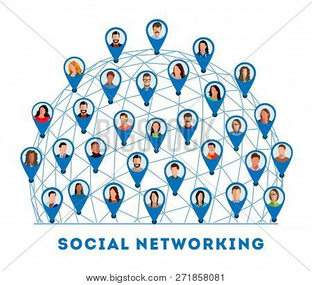Poster: Social Networking Connected People And