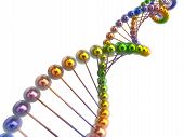 picture of science  - dna genetic code 3d concept abstract science - JPG 