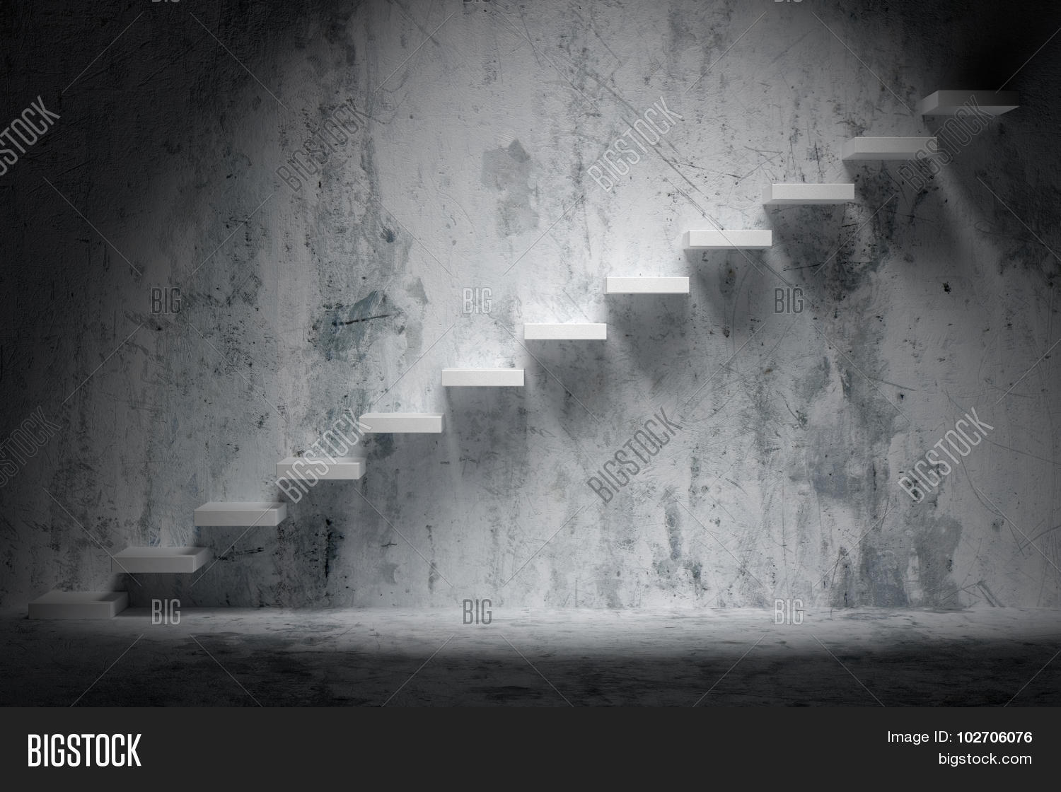 Ascending Stairs Rising Staircase Image & Photo Bigstock