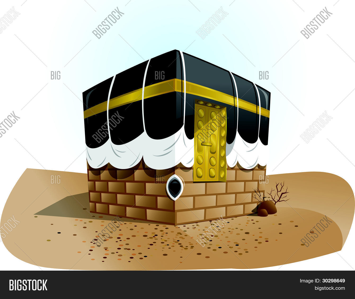 Vector Haram Mosque Kaba Vector & Photo Bigstock