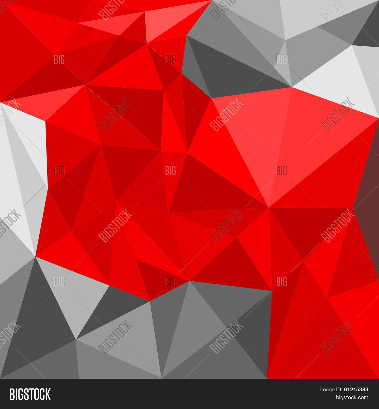 Grey Red Triangle Vector Vector & Photo Bigstock