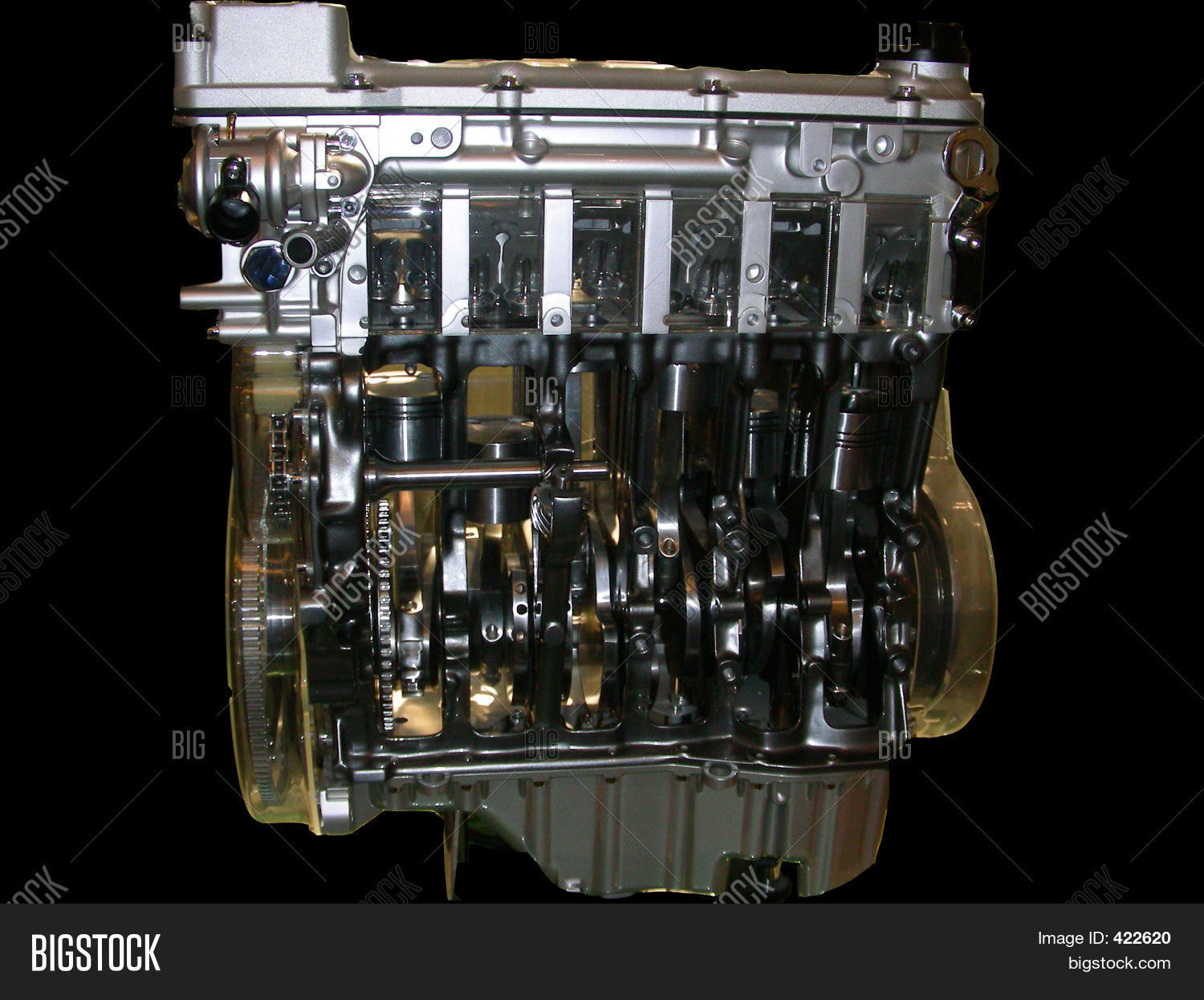 Transparent Motor Car Engine Stock Photo & Stock Images | Bigstock