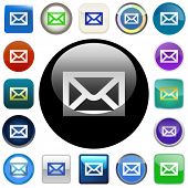 foto of e-mail  - Email icons - JPG 