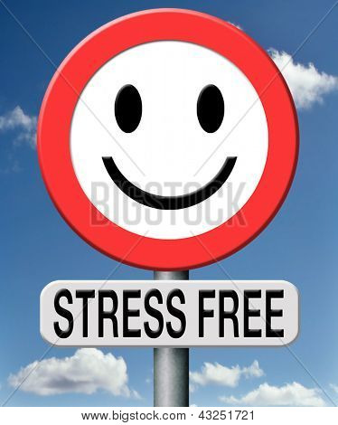 Picture or Photo of Stress free totally relaxed without any pressure succeed in stress test trough stress management and control external pressure
