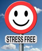 stock photo of pressure  - stress free totally relaxed without any pressure succeed in stress test trough stress management and control external pressure - JPG 