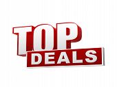 stock photo of deal  - text top deals  - JPG 