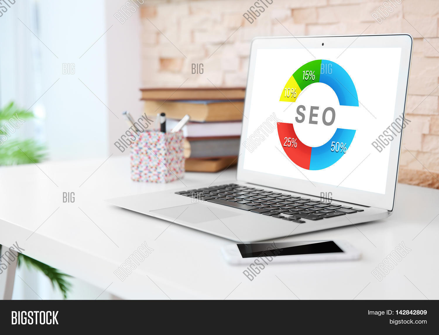 Seo Technology 1 seo technology concept modern workplace interior stock Seo Technology 1 seo technology concept modern workplace interior stock