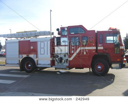 Fire Truck Side Image & Photo | Bigstock