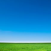 stock photo of blue sky  - beautiful landscape - JPG 
