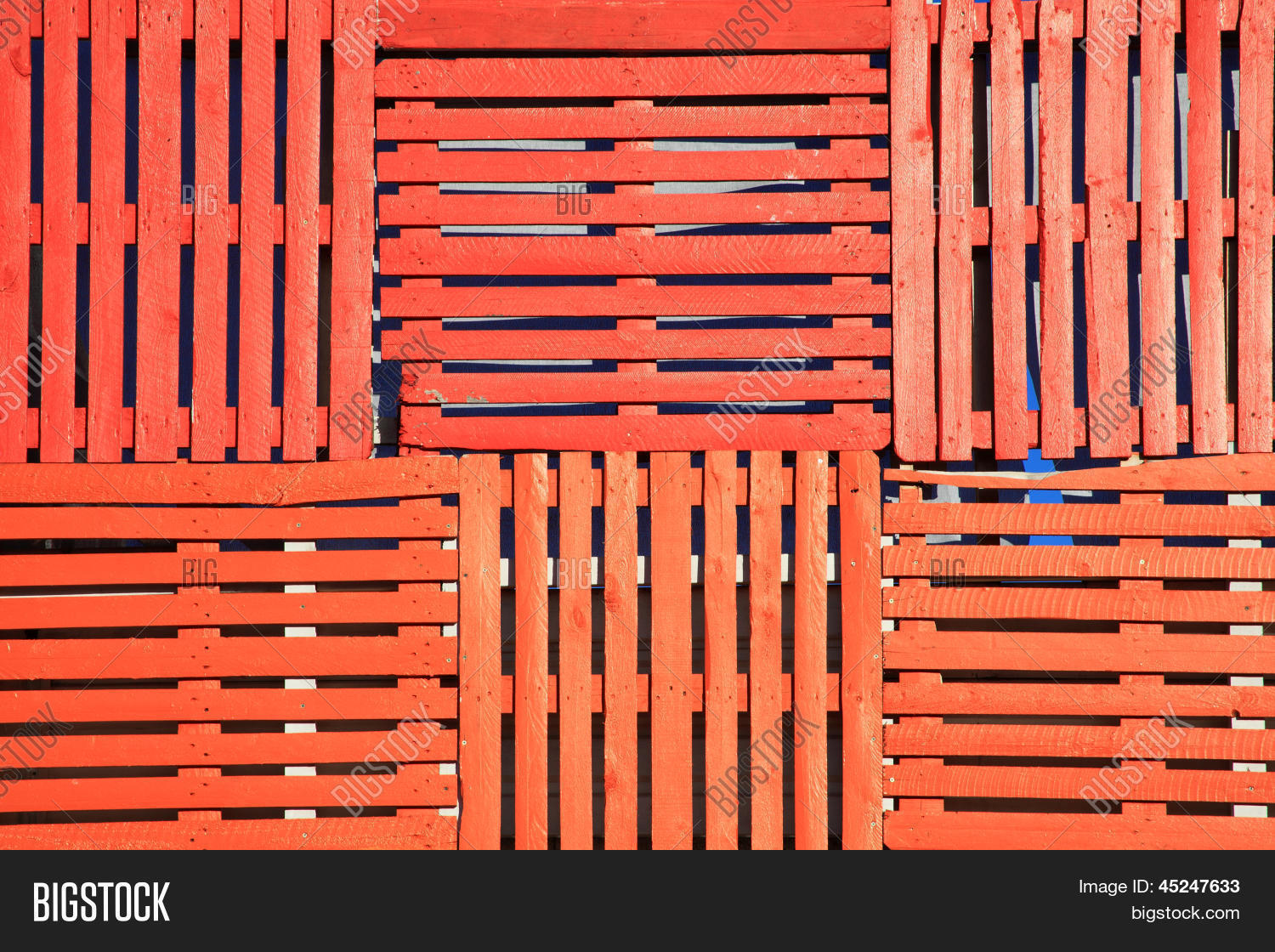 Orange Wooden Pallets Background Orange Wooden Pallets Background