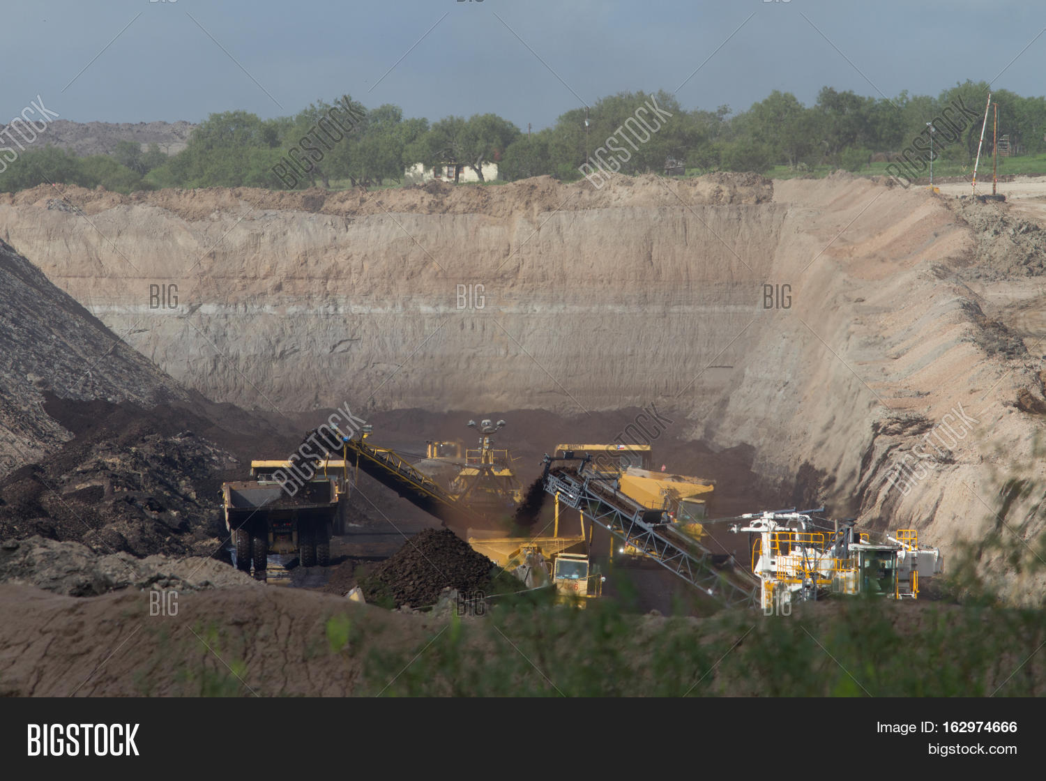 San Miguel Power Plant Coal Mine Image & Photo Bigstock