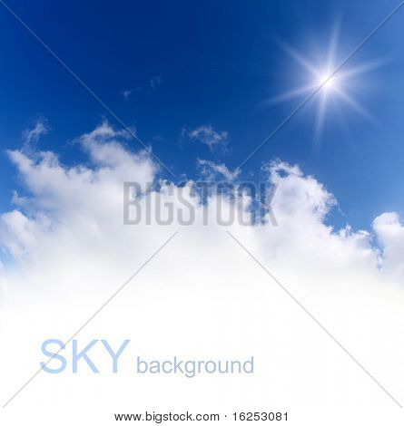 Picture or Photo of Blue sky background