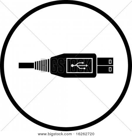 Usb Cable Symbol Vector & Photo | Bigstock