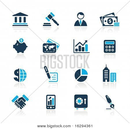 Picture or Photo of Business & Finance Web Icons // Azure Series
