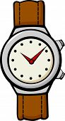 picture of watch  - leather band wrist watch - JPG 