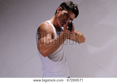 Poster: military man