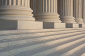 pic of columns  - Washington DC Architectural detail of columns and marble steps - JPG 