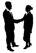 picture of handshake  - business people handshake illustration - JPG 