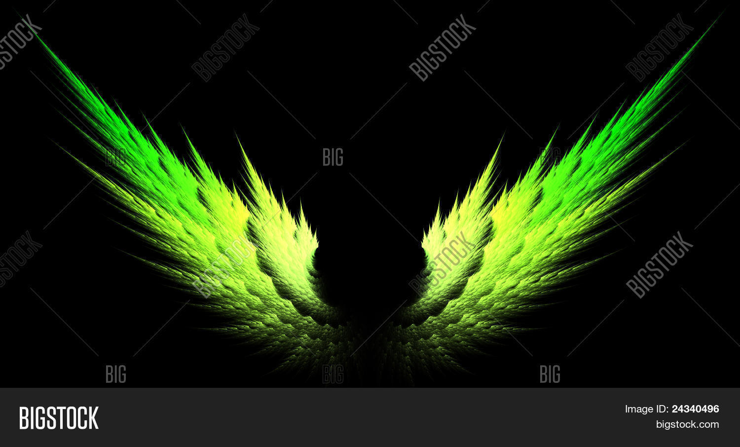 Green Sharp Wings Image & Photo Bigstock