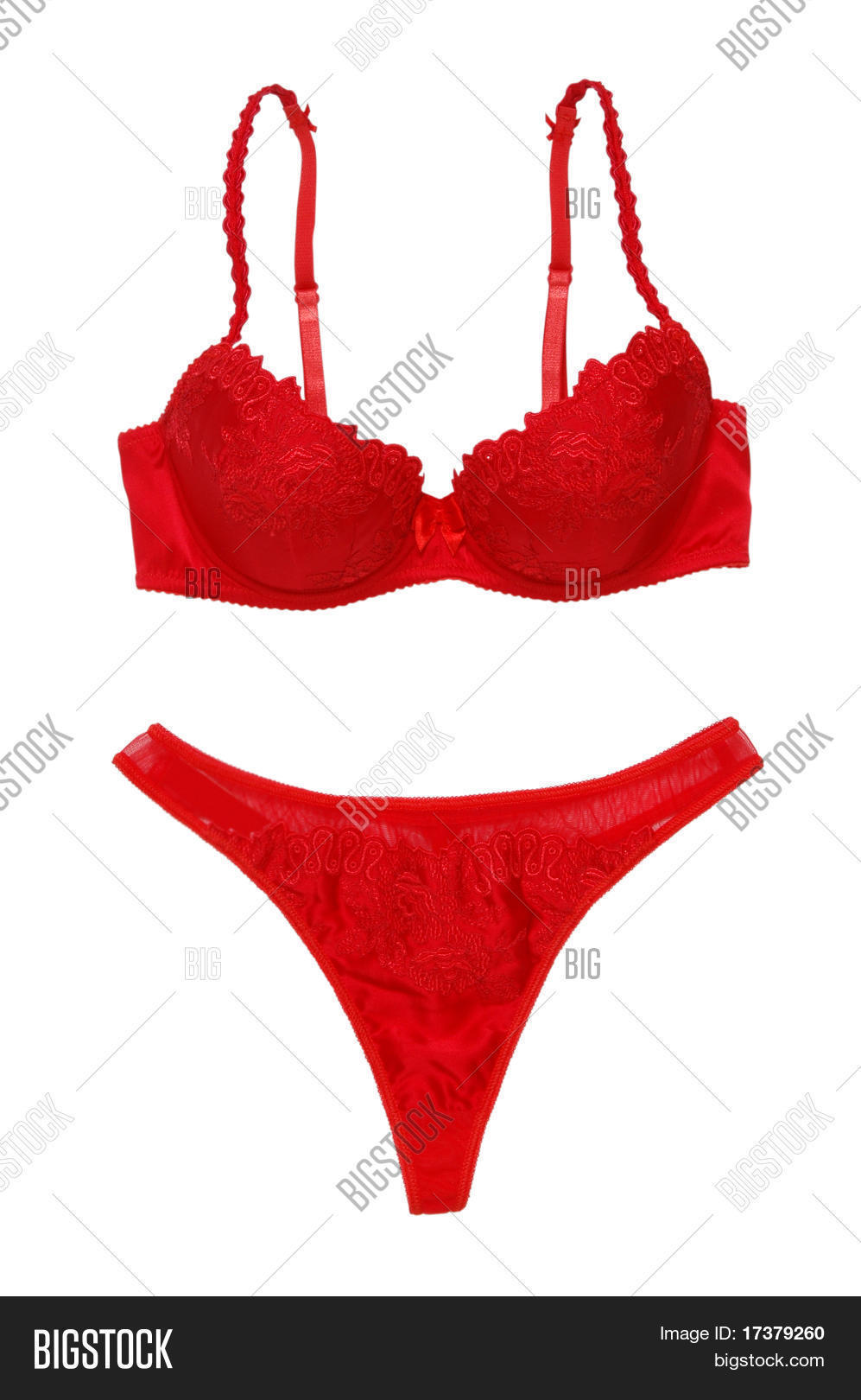 Red Bra Panty Image & Photo Bigstock