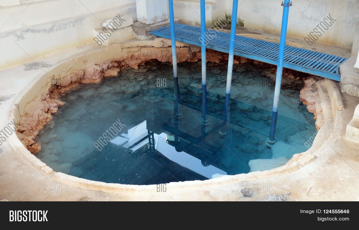 Manmade Japanese Fresh Water Well Image & Photo Bigstock