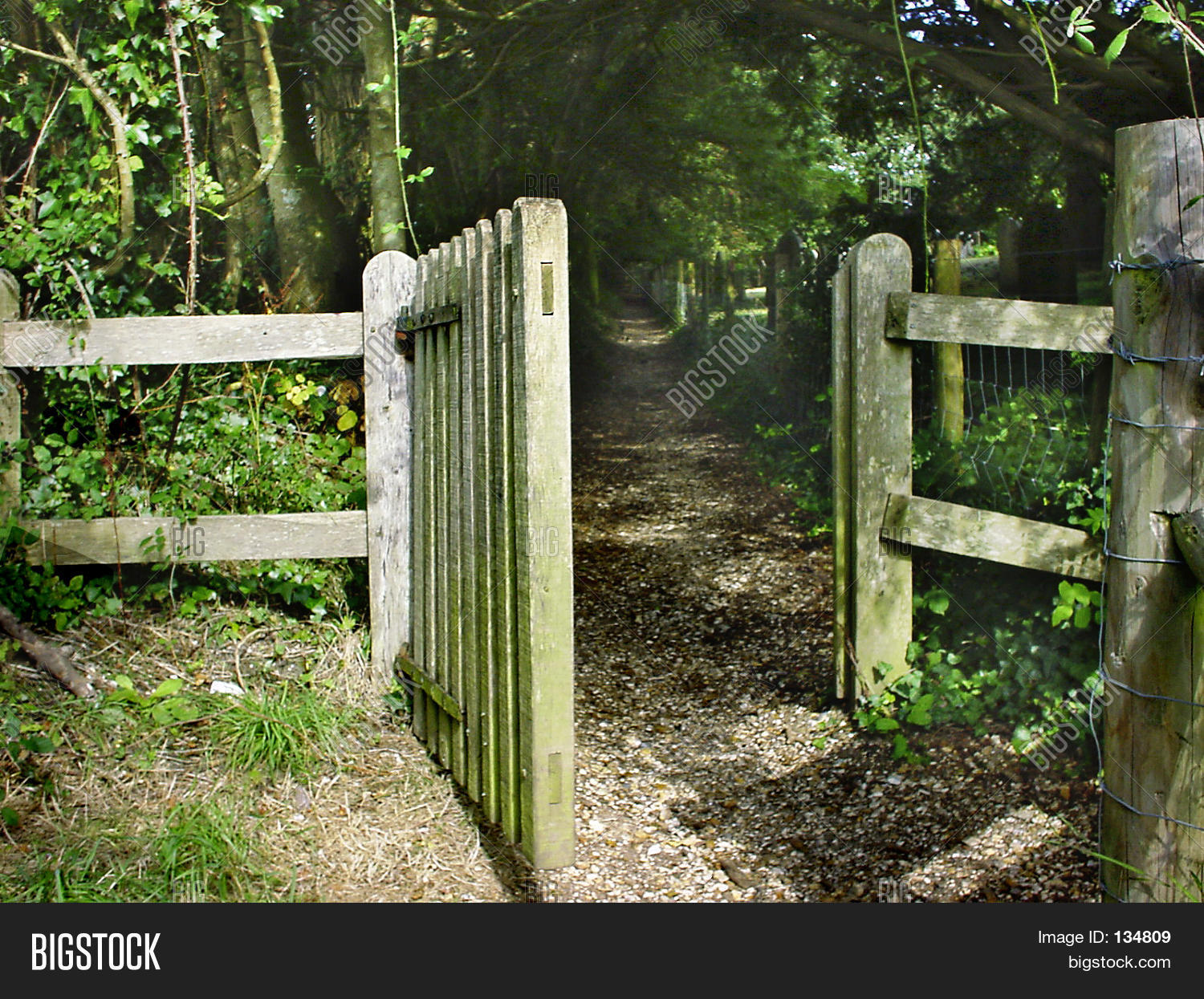 Open Gate Stock Photo & Stock Images Bigstock